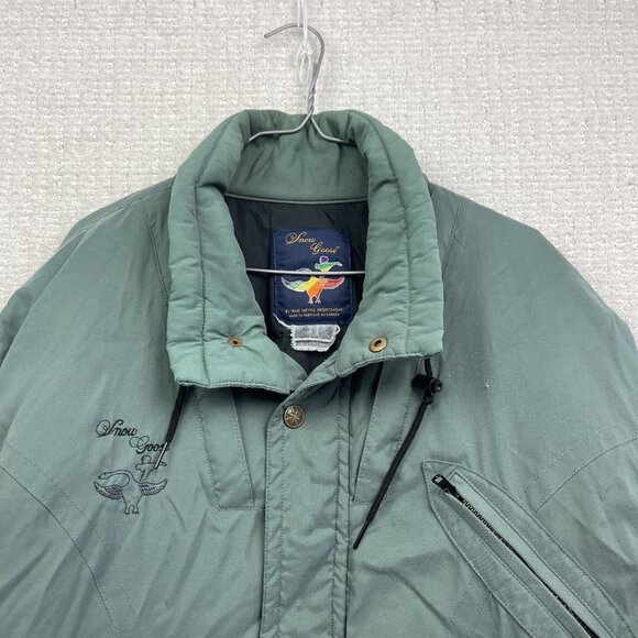 VTG Canada Goose “Snow Goose” Down Parka Jacket Military Green Men Sz M - Picture 2 of 16